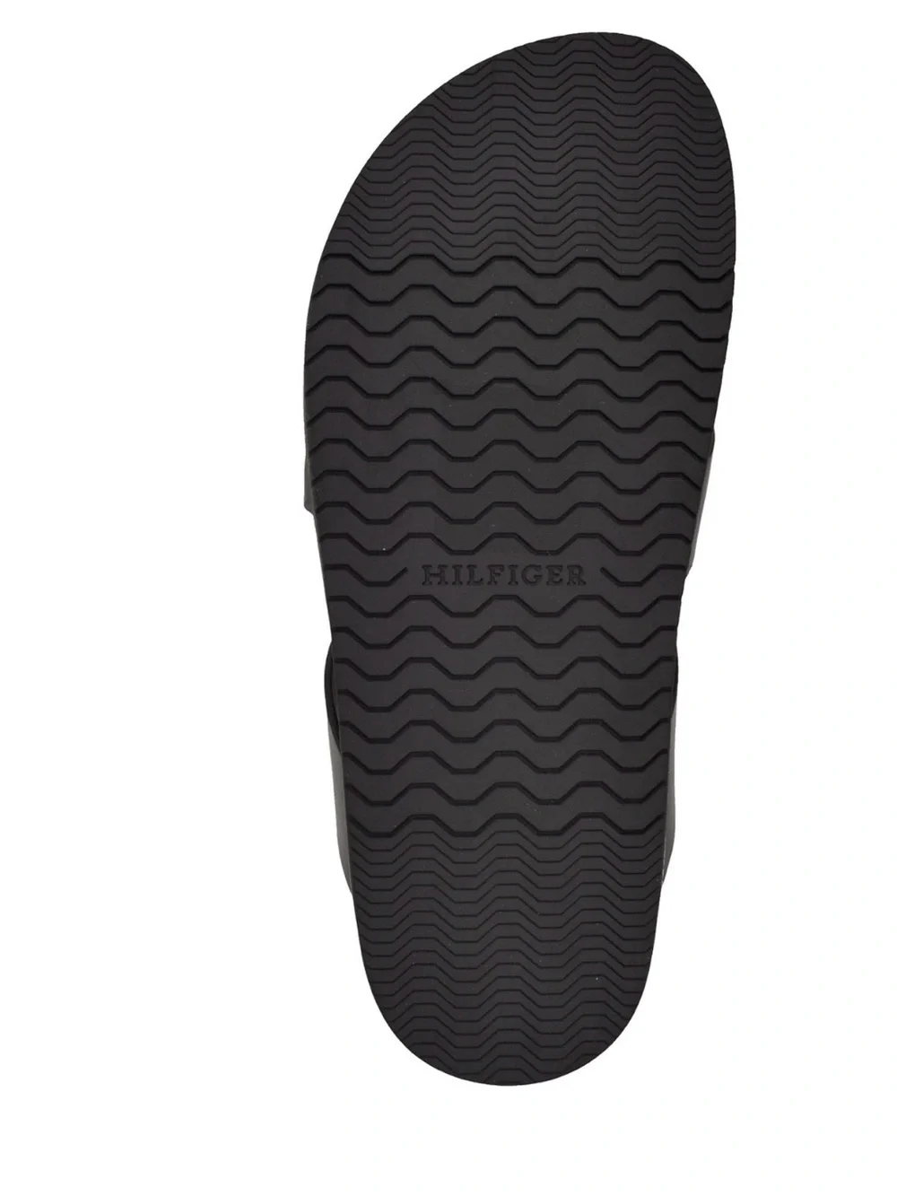 Tommy Hilfiger Black Crisscross Slide Sandals